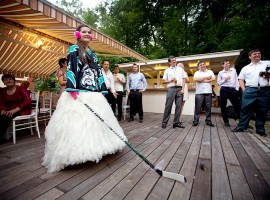 Jana & Kája - Hokejovo-fotbalová svatba na klíč